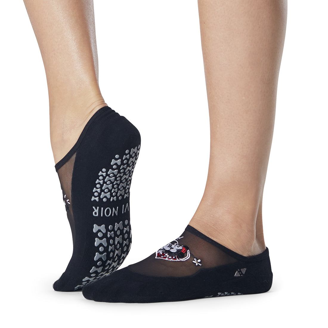 Tavi Noir Maddie Grip Socks In Flamingle - NG Sportswear