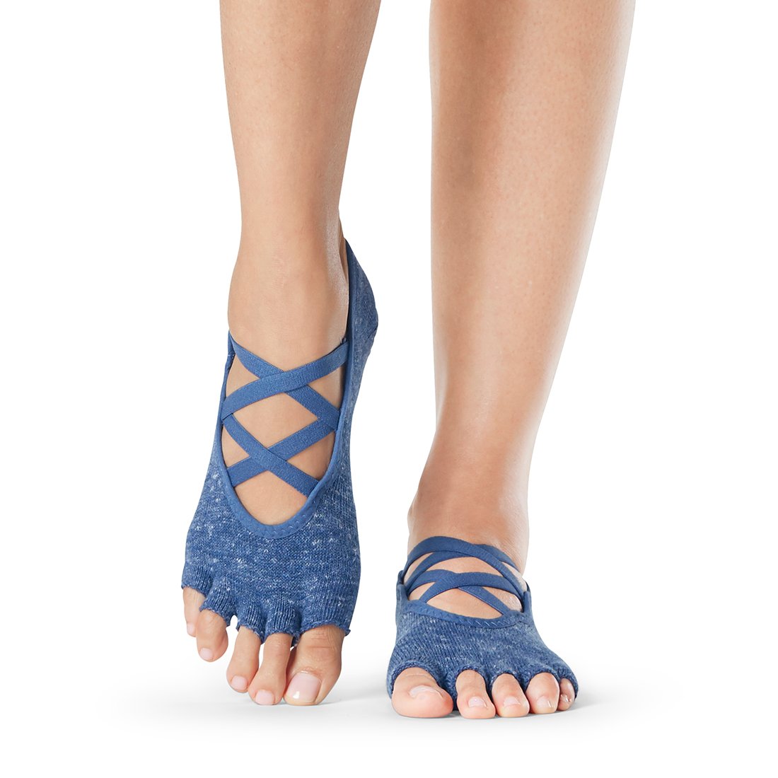 Half Toe Elle in Be Mine Grip Socks - ToeSox - Mad-HQ