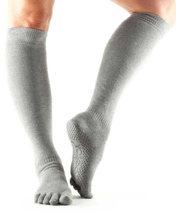 Full Toe Scrunch Knee High Socks - Simply Green