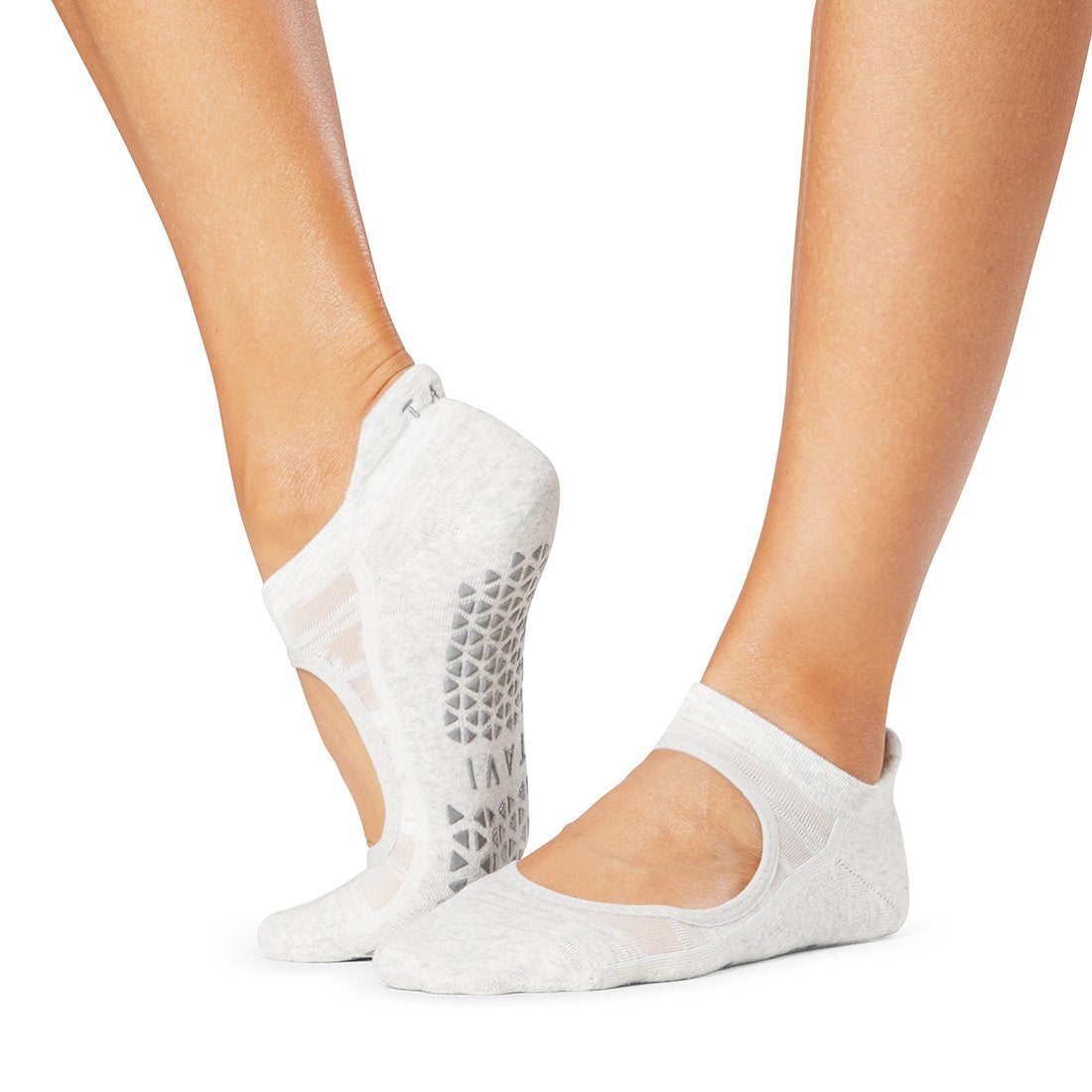 Tavi Noir Buzz Emma Grip Socks suitable for Yoga, Pilates- Medium/ New