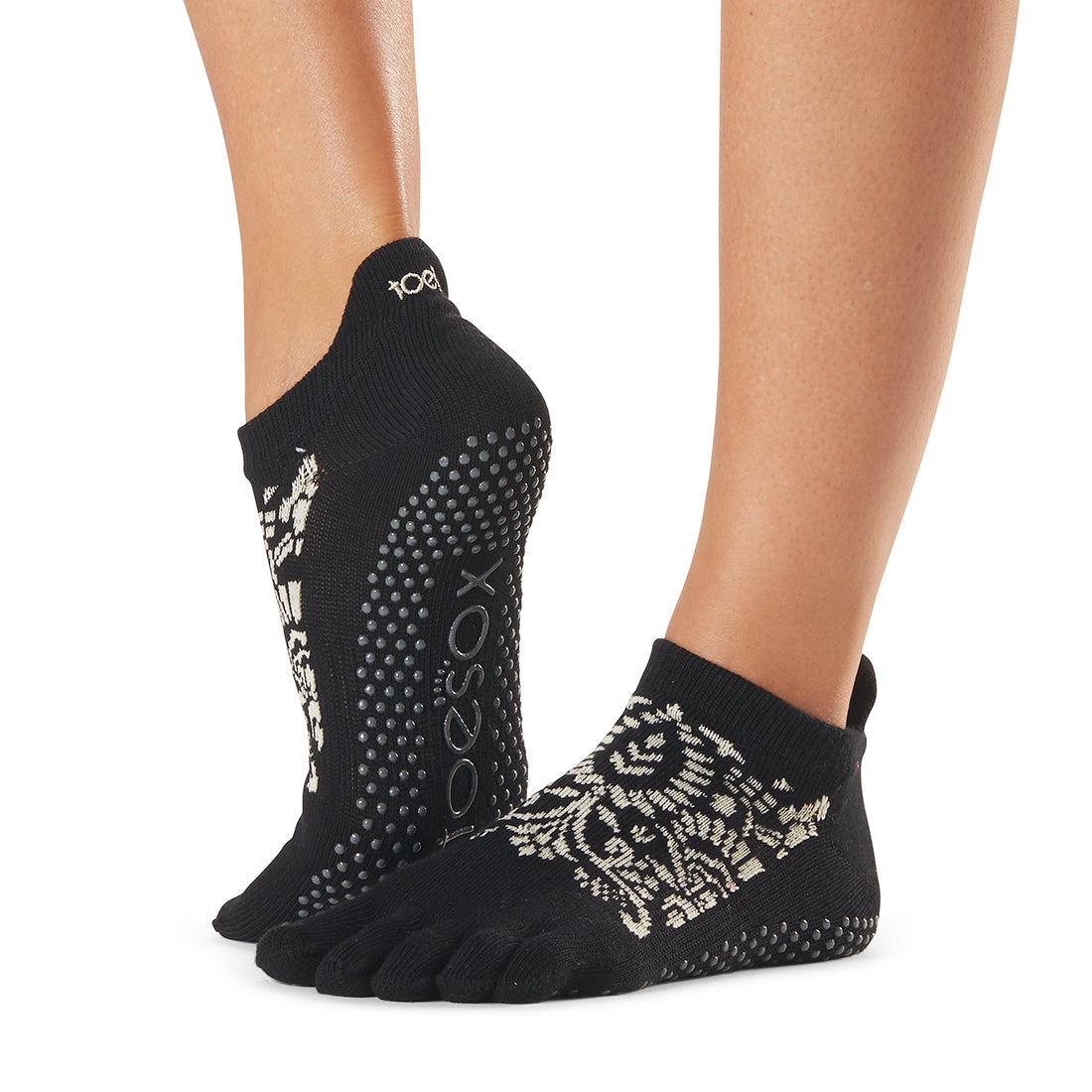 toesox, Other, Toesox Low Rise Half Toe Grip Sock Medium Size 855