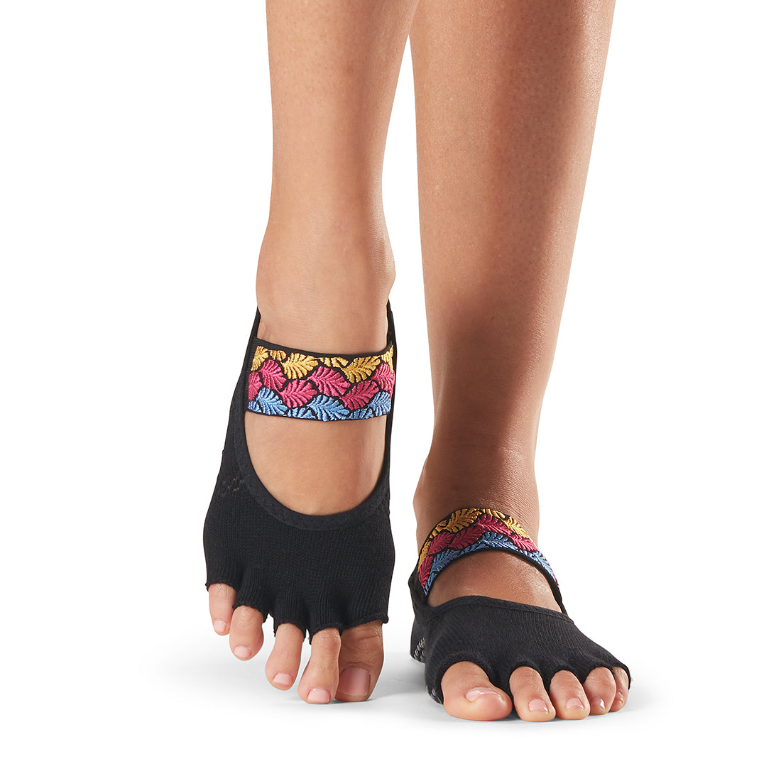 Toesox Womens/Ladies Mia Cosmic Half Toe Socks (MQ614)