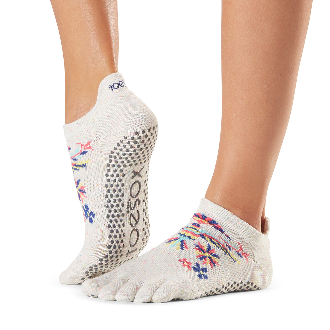 toesox, Other, Toesox Low Rise Half Toe Grip Sock Medium Size 855